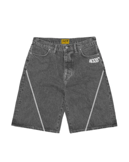 Grey Runna Denim Shorts