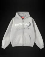 Pyramids White Hoodie