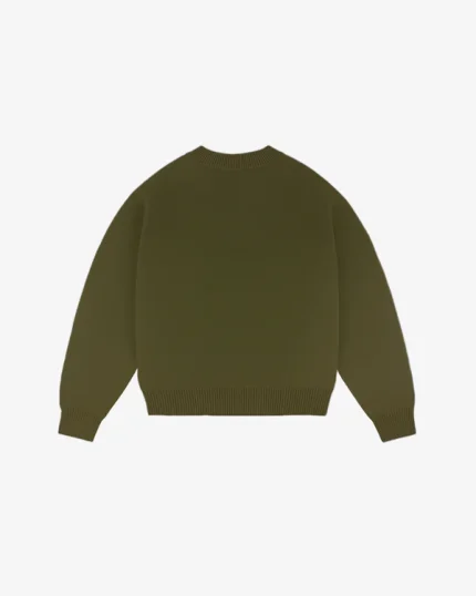 EMBLEM KNIT BROWN 1